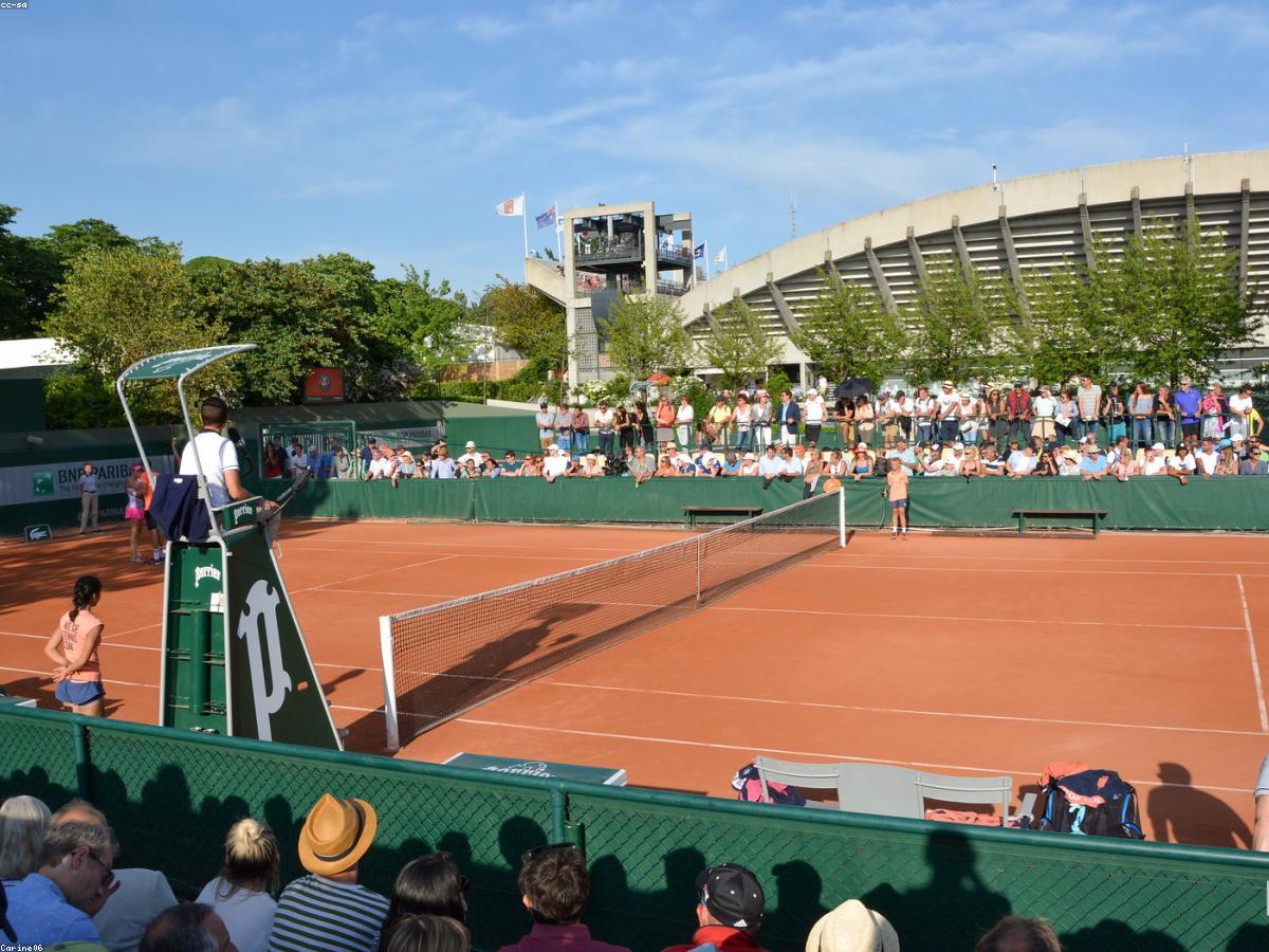 Court de terre battue, Roland Garros